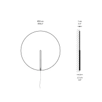 Vibia Guise Large lampada da parete