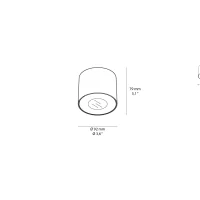 Lombardo Clic Top ip 65 led ceiling lamp