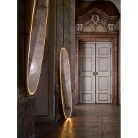 Flos La Plus Belle LED Wall Lamp Mirror by Philippe Starck