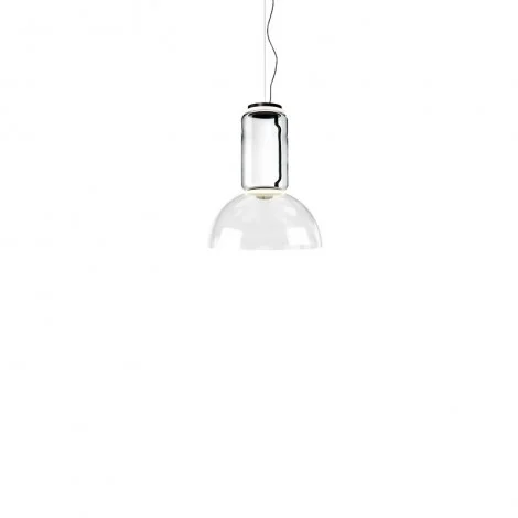 Flos Noctambule Led Suspension Glass Low Cylinder and Bowl by