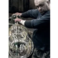 Flos Noctambule Led Suspension Glass Low Cylinder and Cone by Flos Noctambule Led Suspension Glass Low Cylinder and Cone by