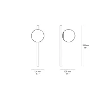 Ideal Lux Binomio wall lamp