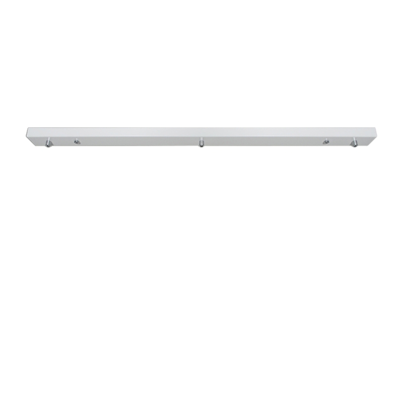 Zafferano linear ceiling rose for multiple suspension with 3 lights Zafferano linear ceiling rose for multiple suspension with 3 lights