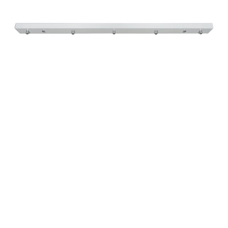 Zafferano linear ceiling rose for multiple suspension with 5 lights Zafferano linear ceiling rose for multiple suspension with 5 lights