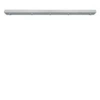 Zafferano linear ceiling rose for multiple suspension with 5 lights