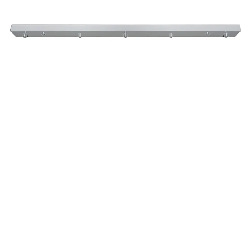 Zafferano linear ceiling rose for multiple suspension with 5 lights Zafferano linear ceiling rose for multiple suspension with 5 lights