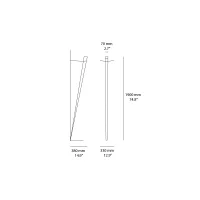 Lumen Center Torchére wall lamp