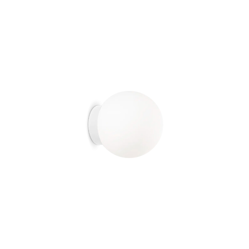 Ideal Lux Mapa Bianco AP1 Spherical Wall Lamp