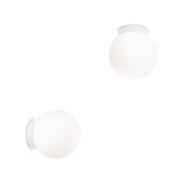 Ideal Lux Mapa Bianco AP1 Spherical Wall Lamp