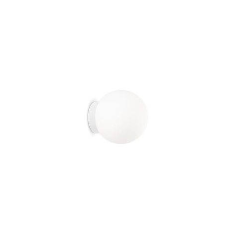 Ideal Lux Mapa Bianco AP1 Spherical Wall Lamp