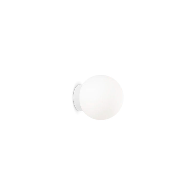 Ideal Lux Mapa Bianco AP1 Spherical Wall Lamp
