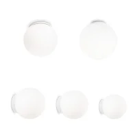 Ideal Lux Mapa Bianco AP1 Spherical Wall Lamp