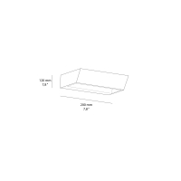Isyluce Edge lampada da parete led