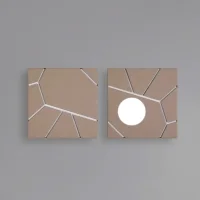 Cattaneo Street System led modular ceiling or wall lamp