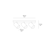 Isyluce Simplie 3 faretto led da parete e da soffitto