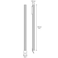 Flos Flauta Spiga 3 Outdoor wall lamp ip65