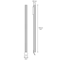 Flos Flauta Spiga 3 Outdoor lampada da parete ip65