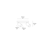 Isyluce Simplie faretti led da parete e da soffitto