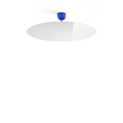 Luceplan Millimetro h23 blu large lampada a sospensione