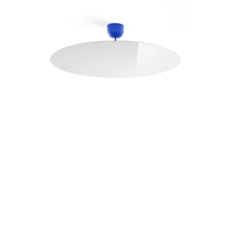 Luceplan Millimetro h23 blu large lampada a sospensione