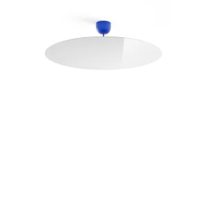 Luceplan Millimetro h23 blu large lampada a sospensione