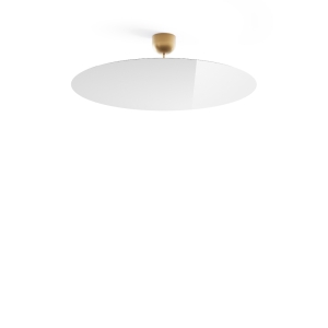 Luceplan Millimetro h23 ottone large lampada a sospensione