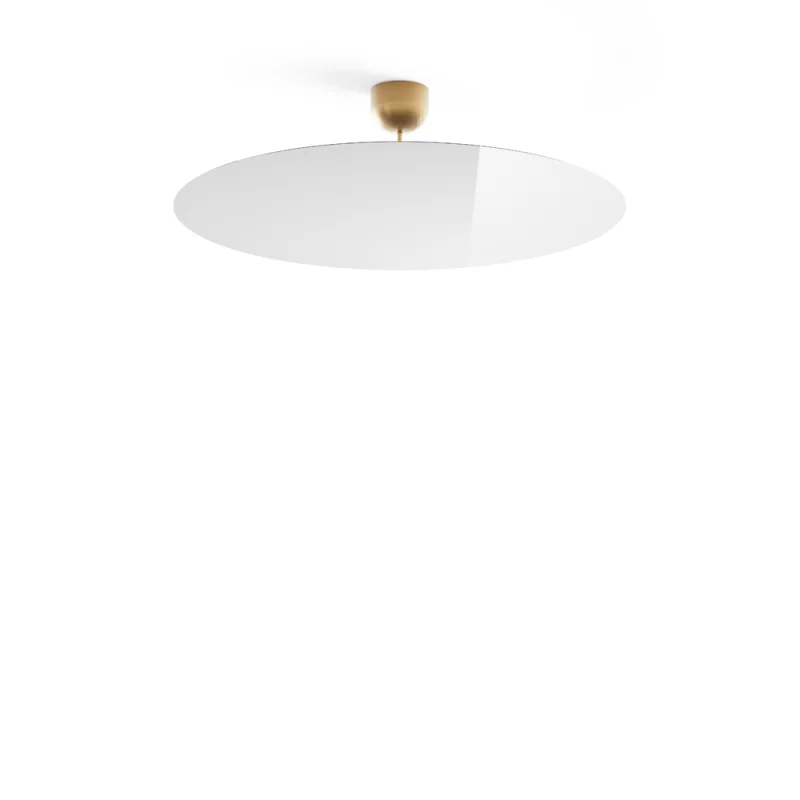Luceplan Millimetro h23 brass large suspension lamp
