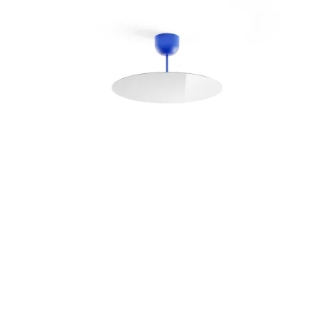 Luceplan Millimetro h23 blue small suspension lamp
