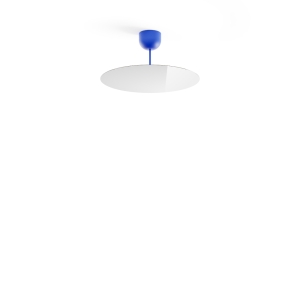 Luceplan Millimetro h23 blu small lampada a sospensione