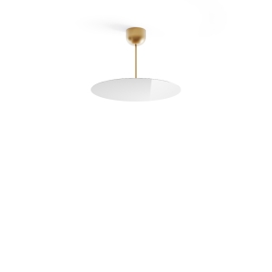 Luceplan Millimetro h33 ottone small lampada a sospensione