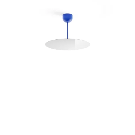 Luceplan Millimetro h33 blu small lampada a sospensione