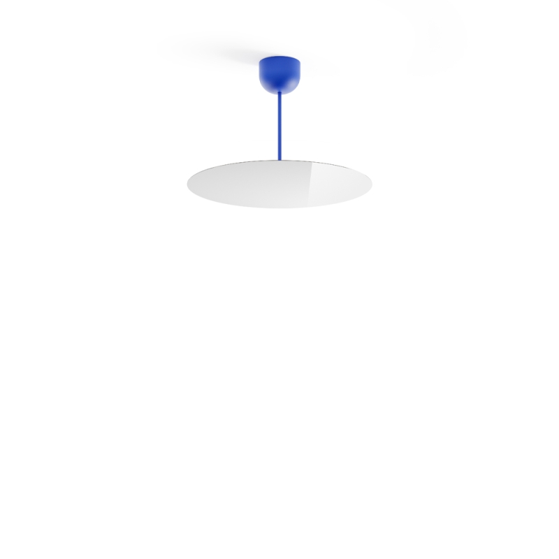 Luceplan Millimetro h33 blu small lampada a sospensione Luceplan Millimetro h33 blu small lampada a sospensione