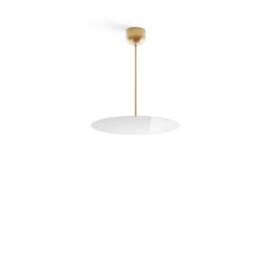 Luceplan Millimetro h53 ottone small lampada a sospensione