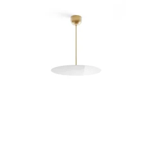Luceplan Millimetro h53 ottone small lampada a sospensione