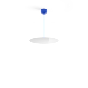 Luceplan Millimetro h53 blu small lampada a sospensione