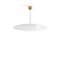 Luceplan Millimetro h53 brass large suspension lamp
