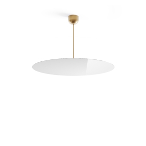 Luceplan Millimetro h53 ottone large lampada a sospensione