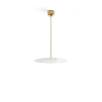 Luceplan Millimetro h73 brass small suspension lamp