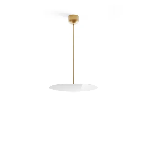 Luceplan Millimetro h73 brass small suspension lamp