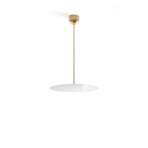 Luceplan Millimetro h73 ottone small lampada a sospensione