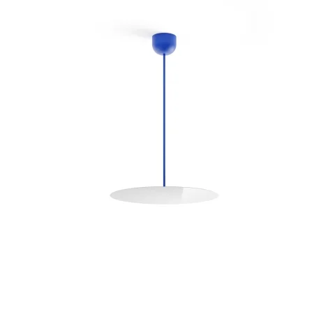 Luceplan Millimetro h73 blu small lampada a sospensione
