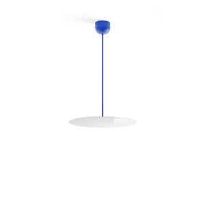 Luceplan Millimetro h73 blu small lampada a sospensione