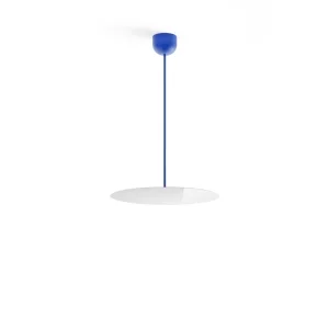 Luceplan Millimetro h73 blu small lampada a sospensione