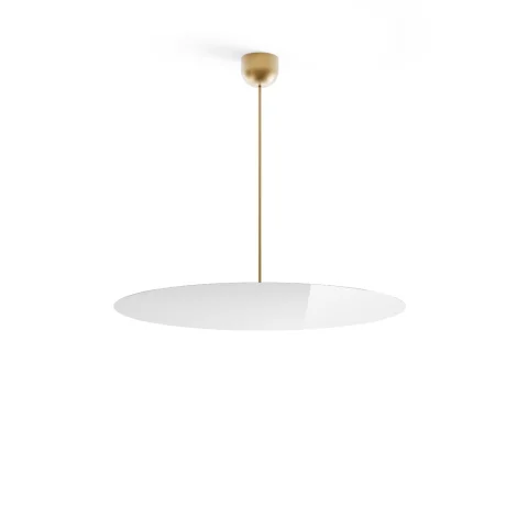 Luceplan Millimetro h73 brass large suspension lamp