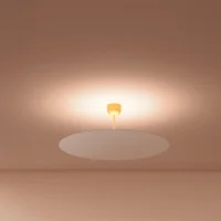 Luceplan Millimetro h23 ottone large lampada a sospensione