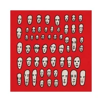 Qeeboo x Andrea Branzi Genetic Tales tappeto 200x200 Qeeboo x Andrea Branzi Genetic Tales tappeto 200x200