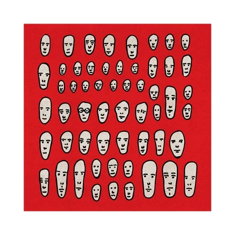 Qeeboo x Andrea Branzi Genetic Tales tappeto 200x200