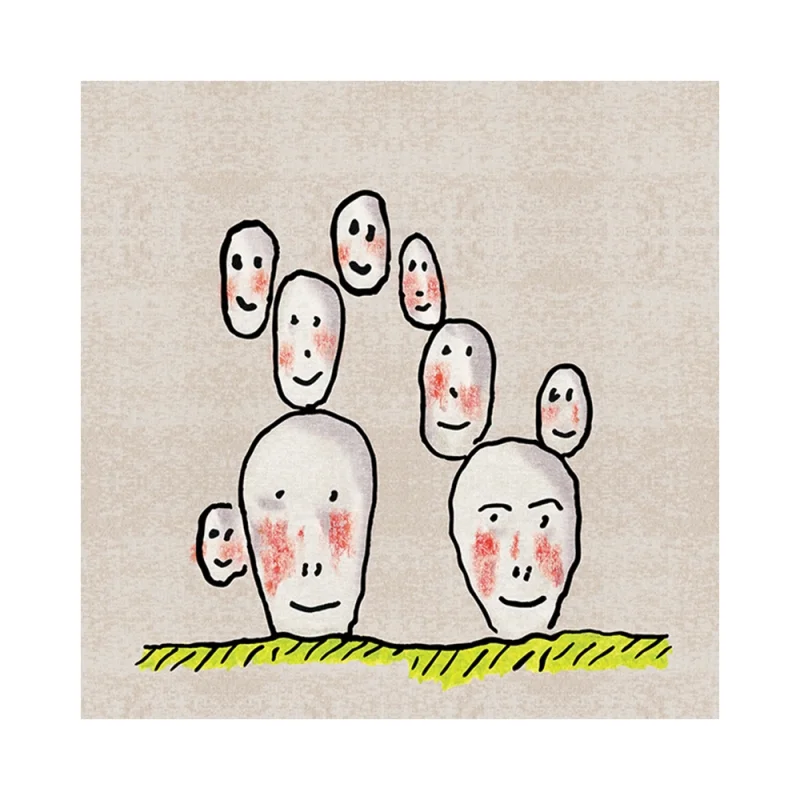 Qeeboo x Andrea Branzi Genetic Tales tappeto 200x200 Qeeboo x Andrea Branzi Genetic Tales tappeto 200x200