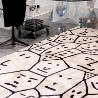 Qeeboo x Andrea Branzi Genetic tales carpet 200x300