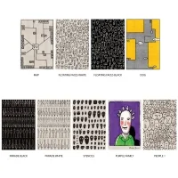 Qeeboo x Andrea Branzi Genetic tales carpet 200x300